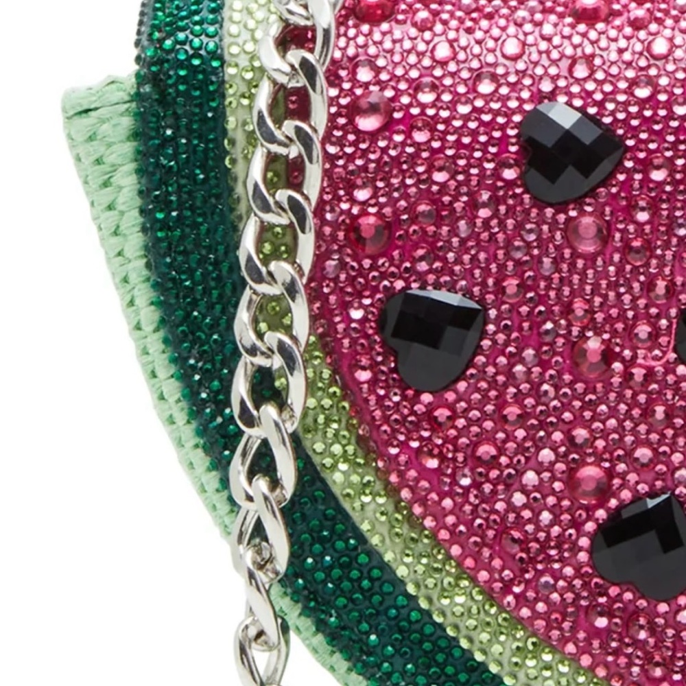 Betsey Johnson Watermelon Crystal Embellished Bag